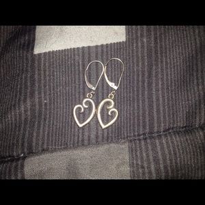 James Avery heart earrings.