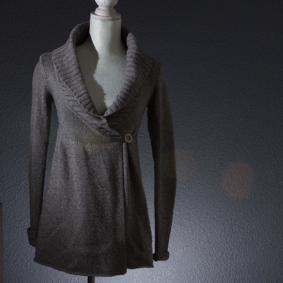 Talula Charcoal Surplice Sweater