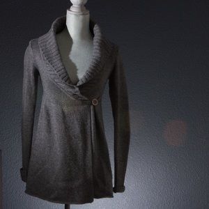 Talula Charcoal Surplice Sweater