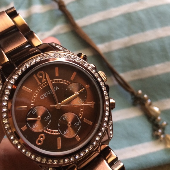Geneva Jewelry - Geneva Watch in Copper w/Free Necklace💝
