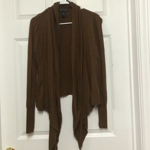 INC brown sweater