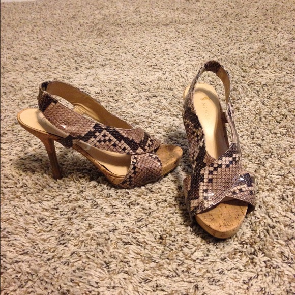 Snake and Cork heels