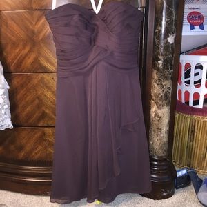 Chocolate Brown bridesmaid dress