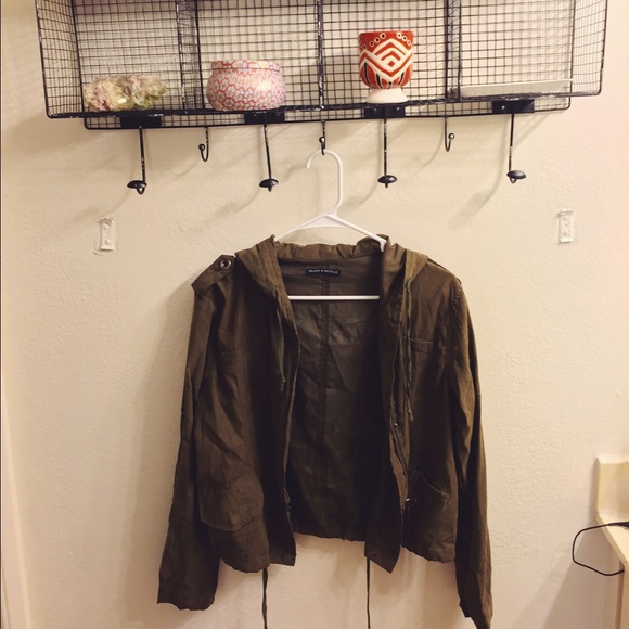 Brandy Melville army anorak jacket