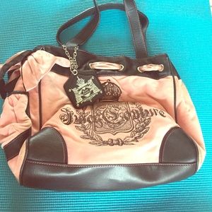 Juicy Couture Classic Pink Velour Purse