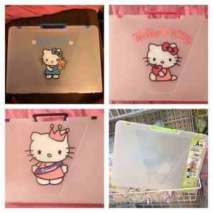 Hello Kitty Hand Painted Briefcase w/FREE NAME!