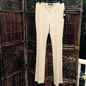 NWT DKNY cream pants