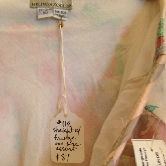 Vintage Reversible 2 Sided Pink Fringe Skirt OS - Picture 4 of 4