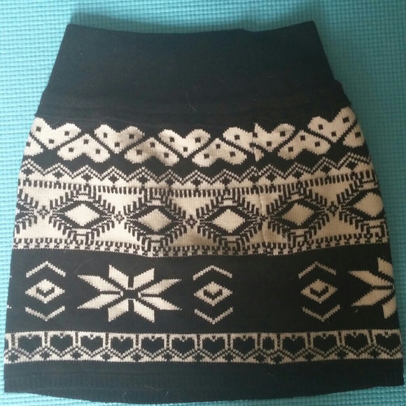 A fall mini skirt