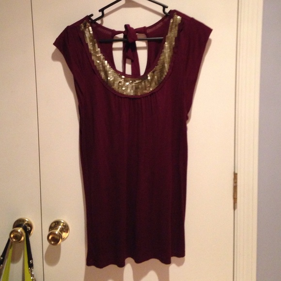 Sequin detail Loft top