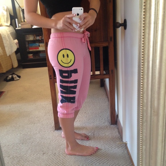 VS Pink Capri Sweats