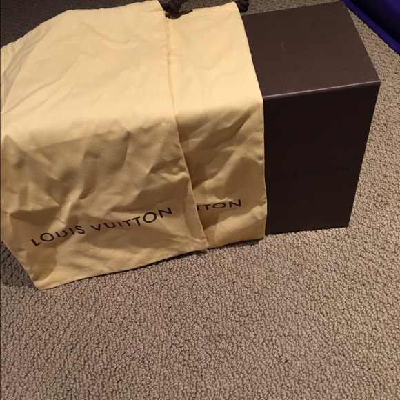 Authentic Louis Vuitton box and dust bags