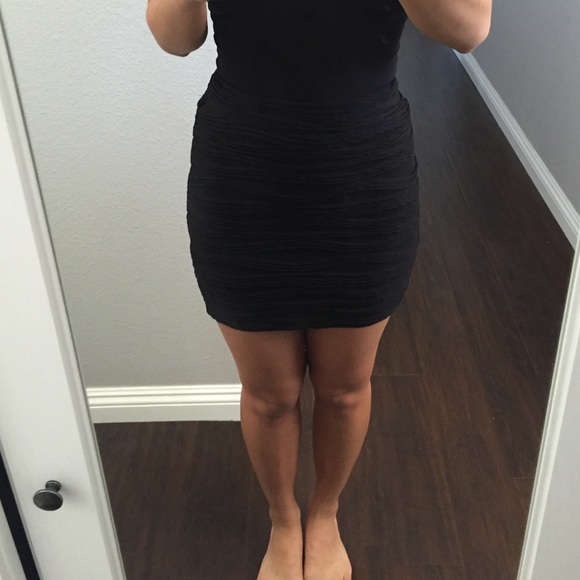 Foreign exchange black skirt