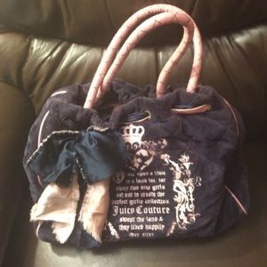Juicy Couture velour handbag