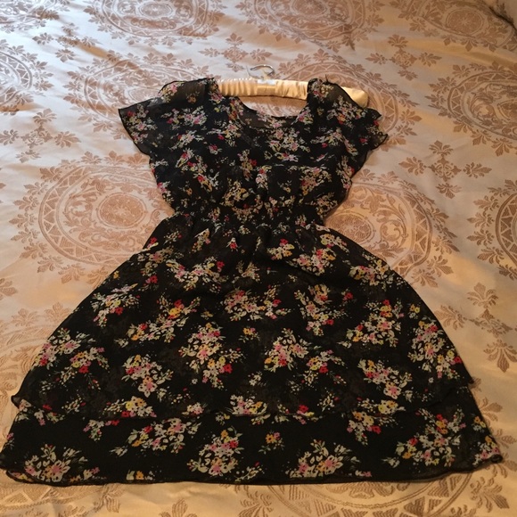 Express Floral Print Dress