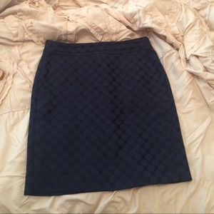 Navy blue Banana Republic skirt