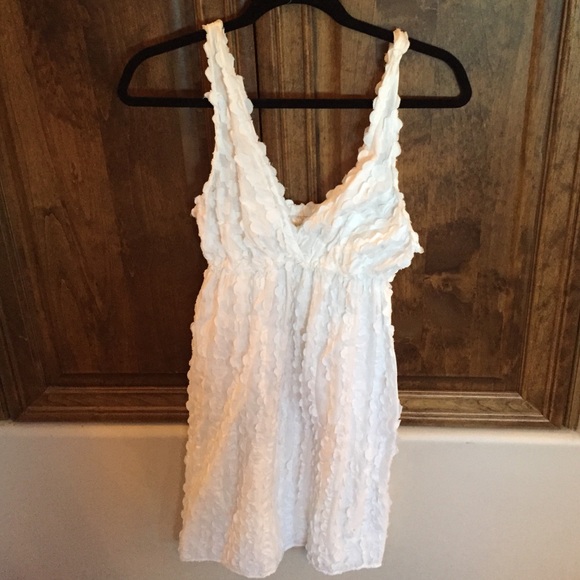 Max Studio white sun dress