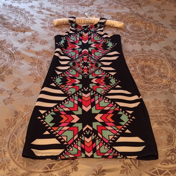 Charlotte Russe Bodycon Dress Aztec Print
