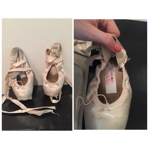 Old pointe shoes