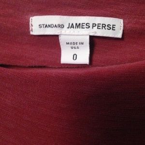 dark red james perse original tee