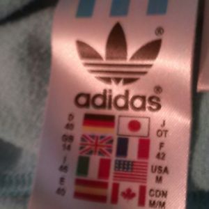 Tags from Adidas Jacket
