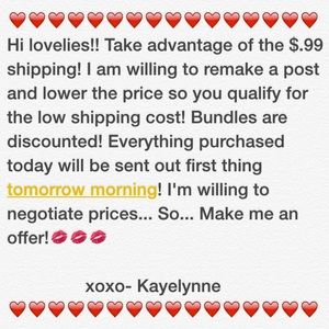 $.99 Shipping!!