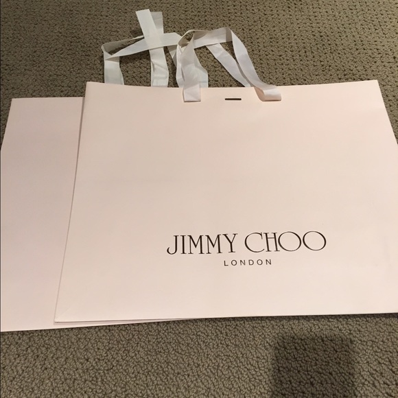 Authentic Jimmy Choo shopping bags
