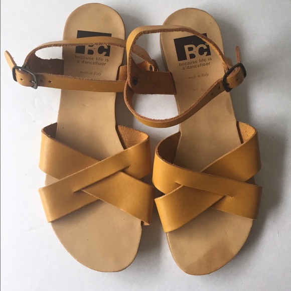BC Footwear mustard sandal