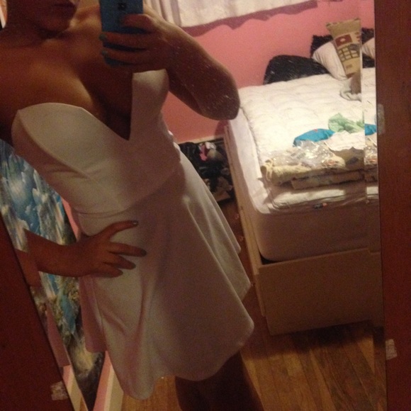 SOLD White tobi I dress