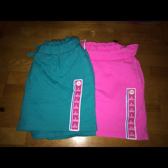 Circo Skorts in Pink and Turquoise Size L (10-12)
