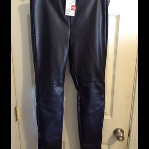 H&m faux leather pants