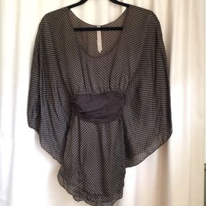BAILEY 44 polka dot kimono top
