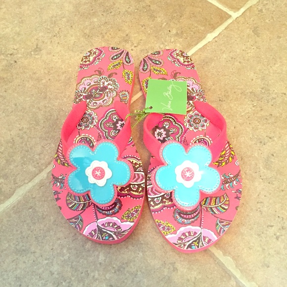 Vera Bradley Patterned Flip Flops