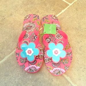 Vera Bradley Patterned Flip Flops