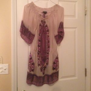 Sheer long tunic