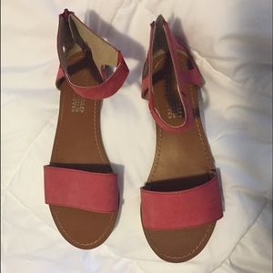 Urban Outfitters red sandals