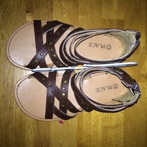 Children's Place Gladiator Sandals Size 13