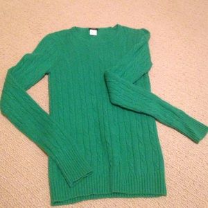 Green J Crew crew sweater