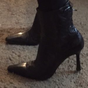 Nine West black booties  size 7.5