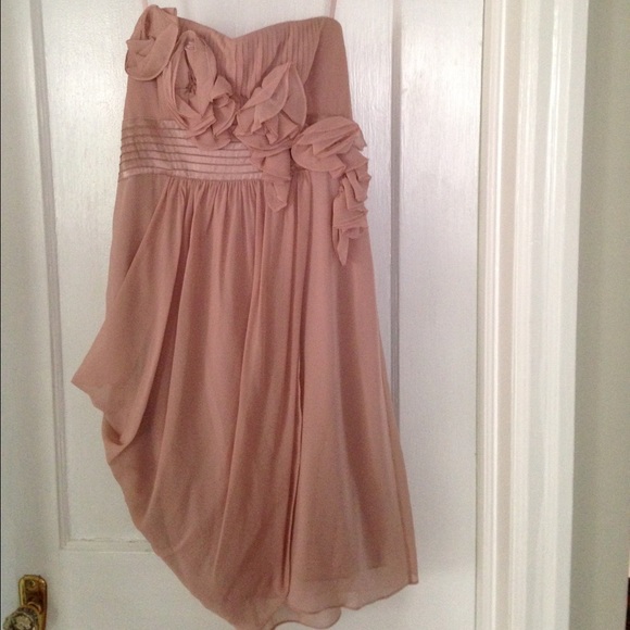 BCBGMAXAZRIA "Emily" dress in ANTQBLUSH - Picture 3 of 4