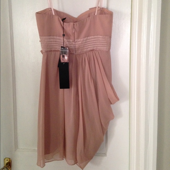 BCBGMAXAZRIA "Emily" dress in ANTQBLUSH - Picture 4 of 4