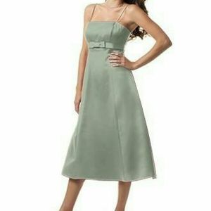 Tea length formal dress - Teal