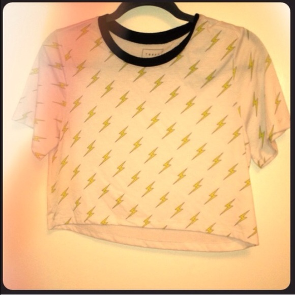 ⚡️*TRADED* LIGHTING CROP TOP⚡️ - Picture 2 of 4