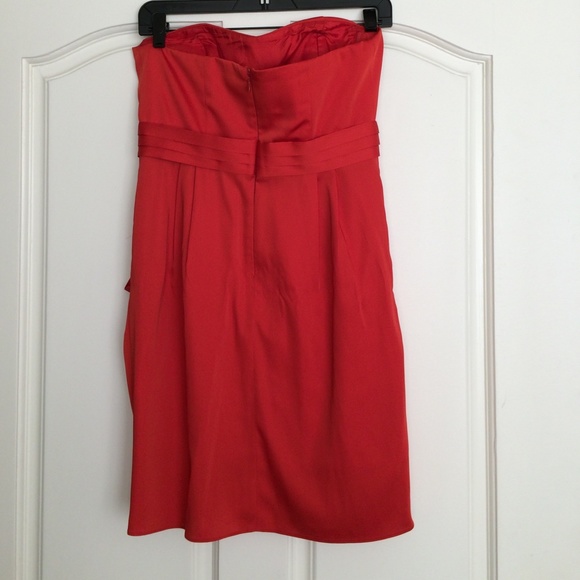 BCBGeneration strapless orange dress