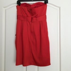 BCBGeneration strapless orange dress