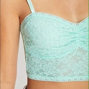 Forever 21 Mint lace bralette