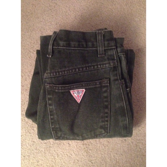 Guess Army Green High Waisted jeans - Picture 1 of 2