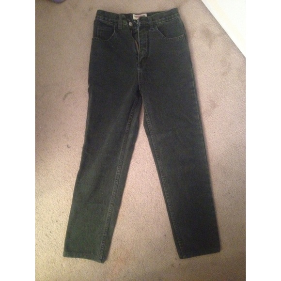 Guess Army Green High Waisted jeans - Picture 2 of 2