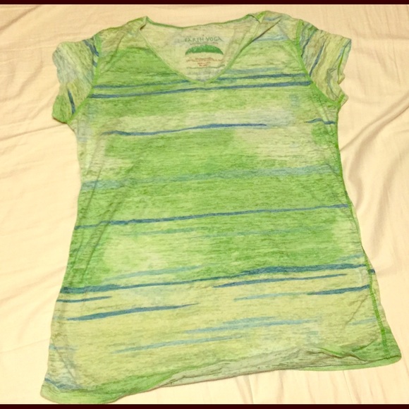 Green burn out t-shirt