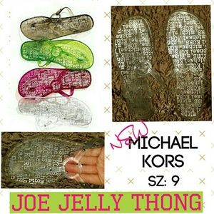 Clear MICHAEL KORS "Joe Jelly" Thong
